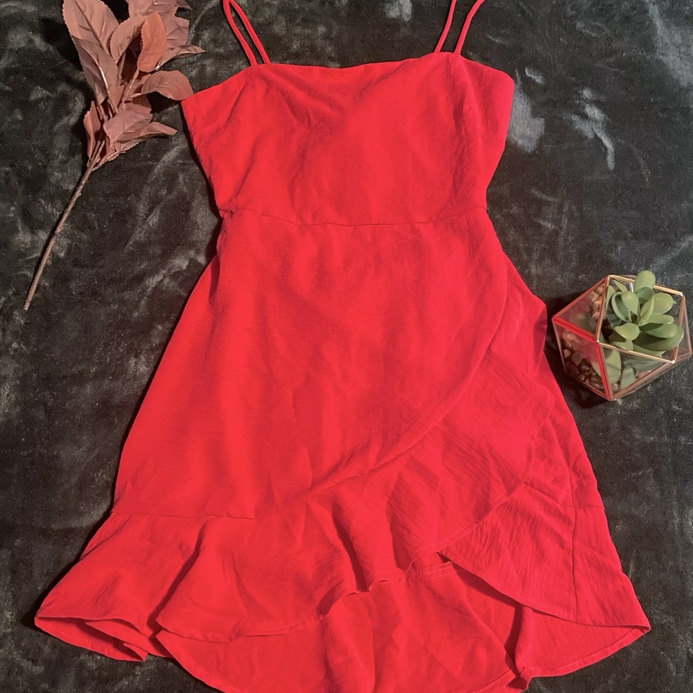 Coral summer dress